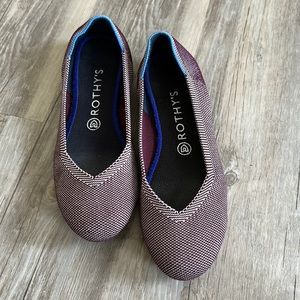 Gently Used Purple Birdseye Rothy’s size 8.5